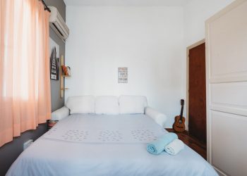 New mattress on a bed