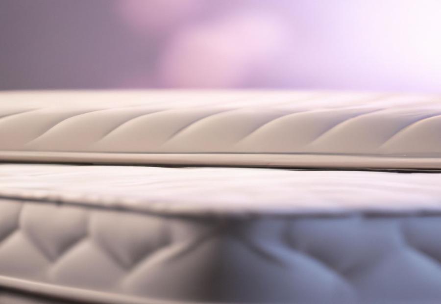 Comparison between firm and plush mattresses 