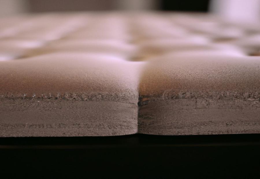 Different types of mattresses available 