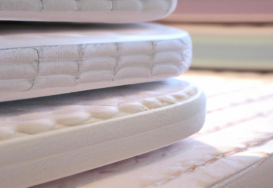 Different types of baby mattresses and their thickness options 