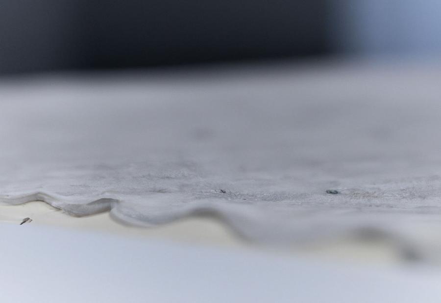 Identifying signs of mold on a memory foam mattress 