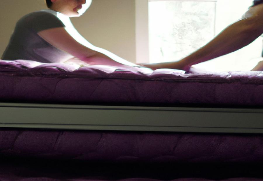 Lifting and transferring the mattress 