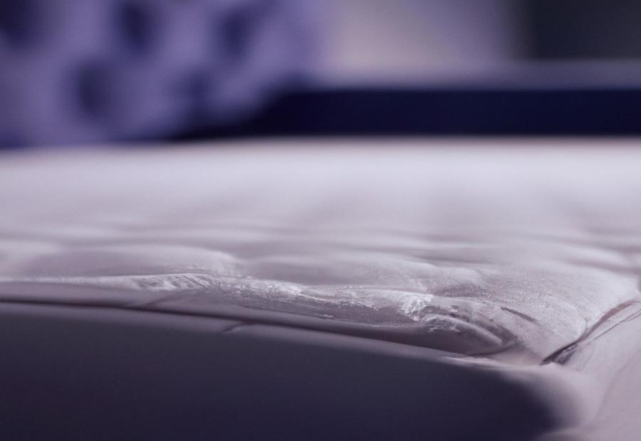 Effects of sinking into a memory foam mattress 