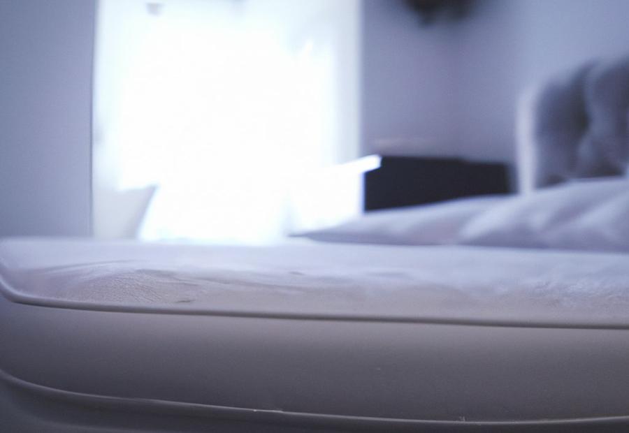 Using a mattress protector and sheets for accident prevention 