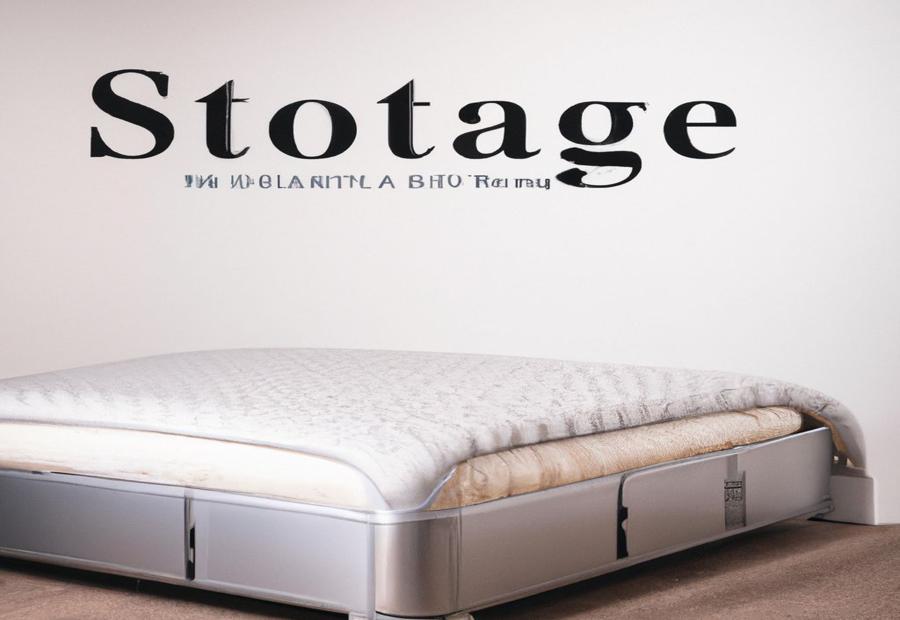 Recommended storage unit sizes for a queen mattress 